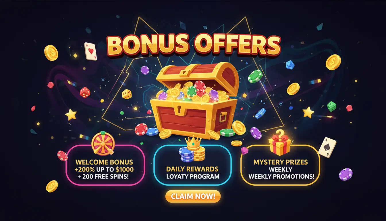 Bonus offers Luckland casino